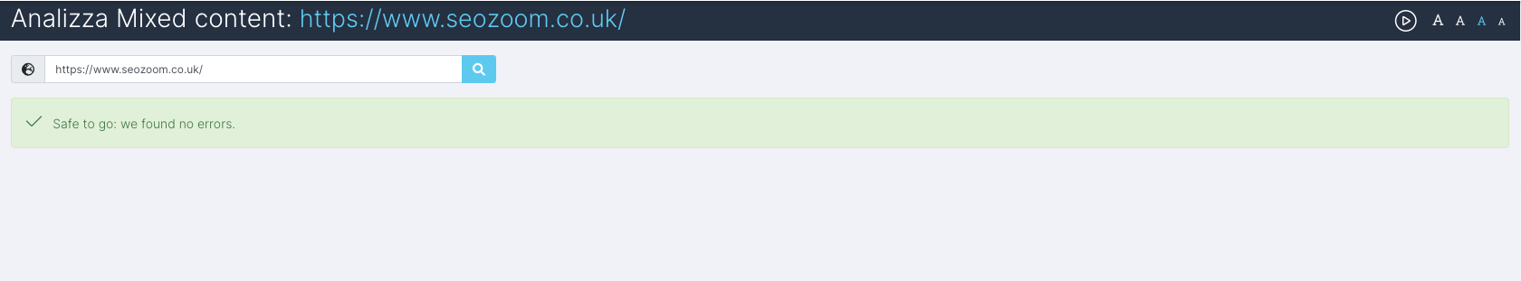 Analyze Mixed Content: check the HTTPS protocol
